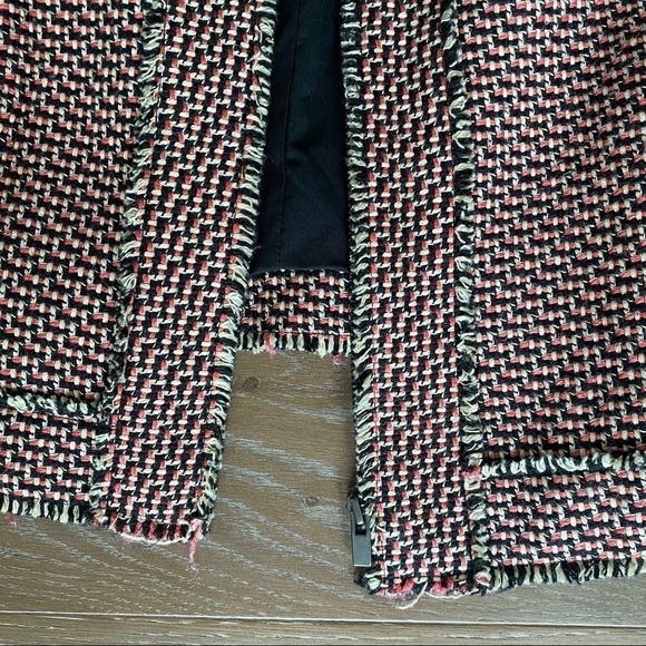 Classiques Entier Woven Tweed Blazer | Orange | L - Picture 4 of 9